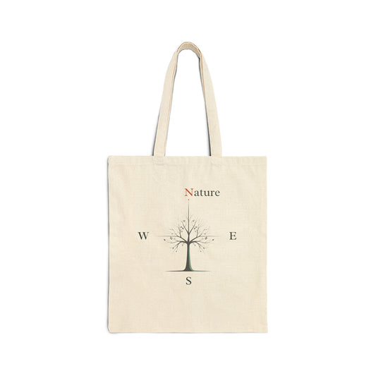 Nature Is My Compass Tote Bag