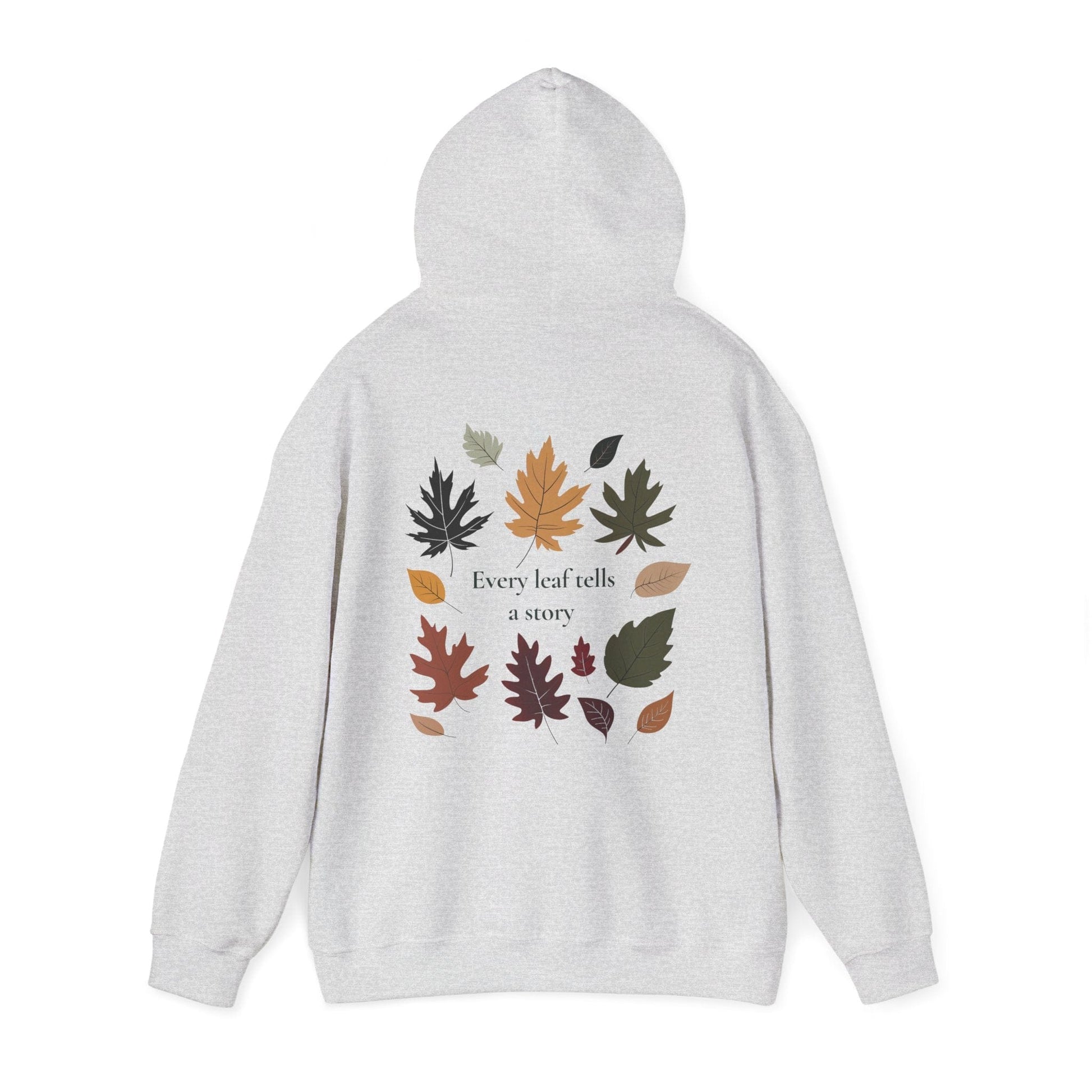 Ash | Every Leaf tells a STORY Hoodie, back view 2