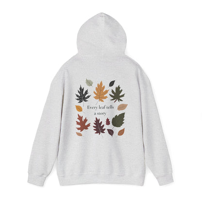 Ash | Every Leaf tells a STORY Hoodie, back view 2