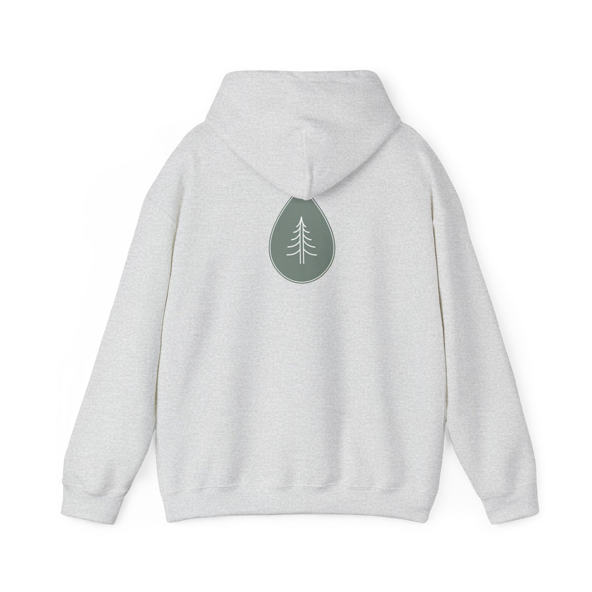 Ash | Calm Drop Hoodie, back design view