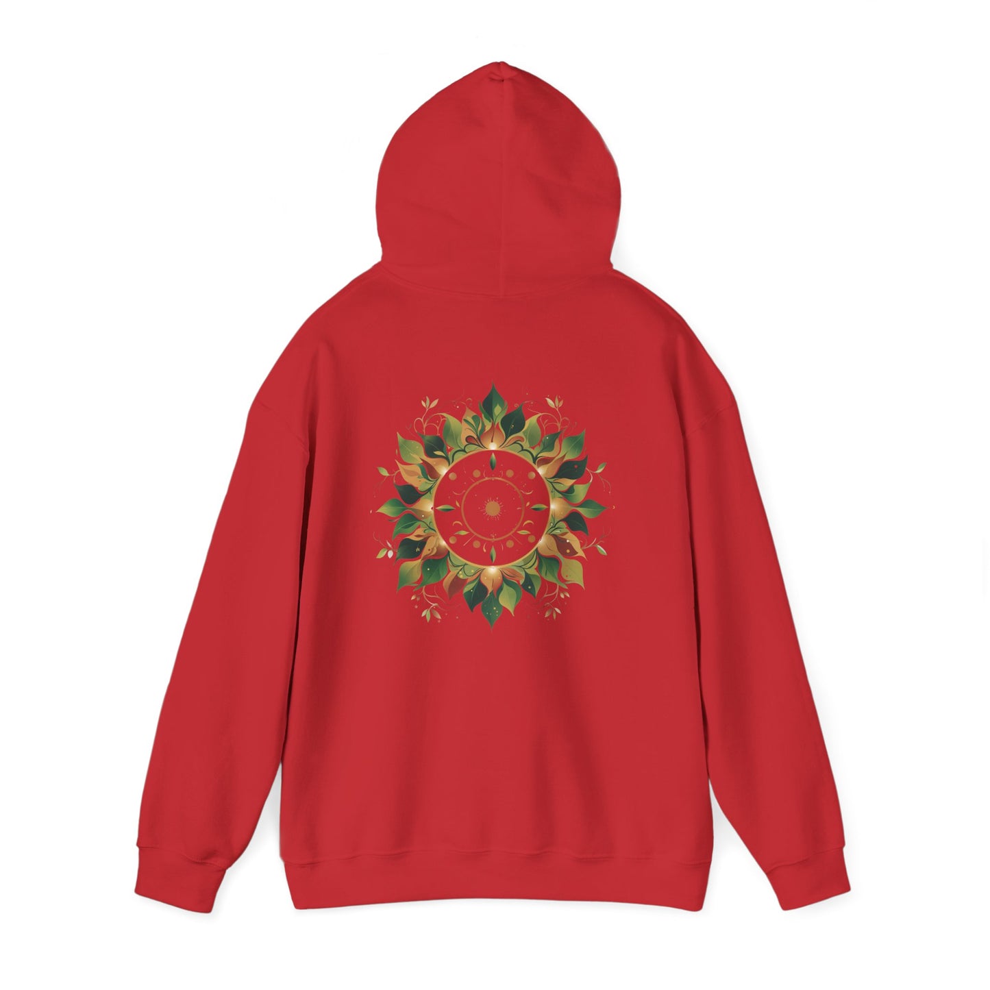 Red | Solar Bloom Hoodie, back view 2
