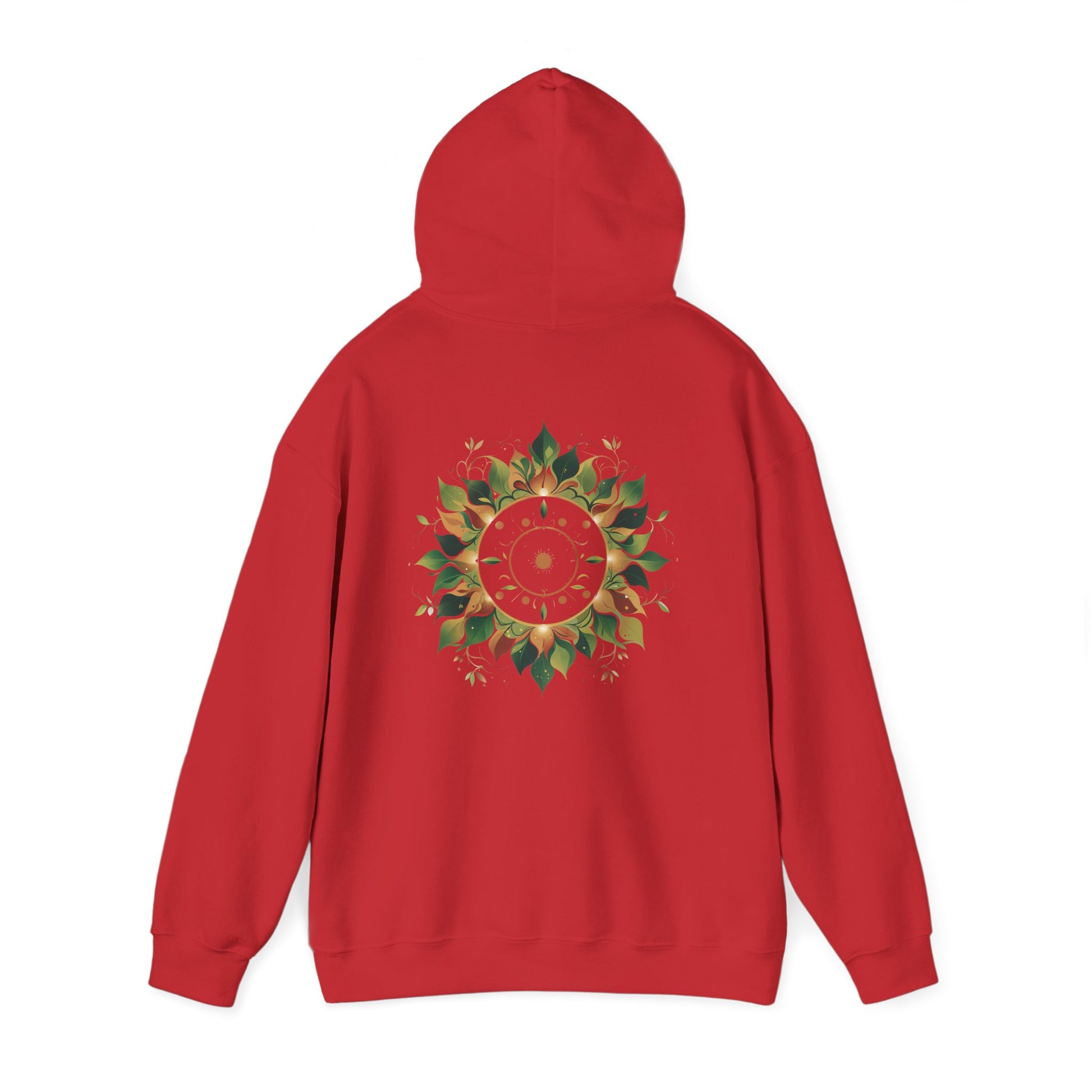 Red | Solar Bloom Hoodie, back view 2