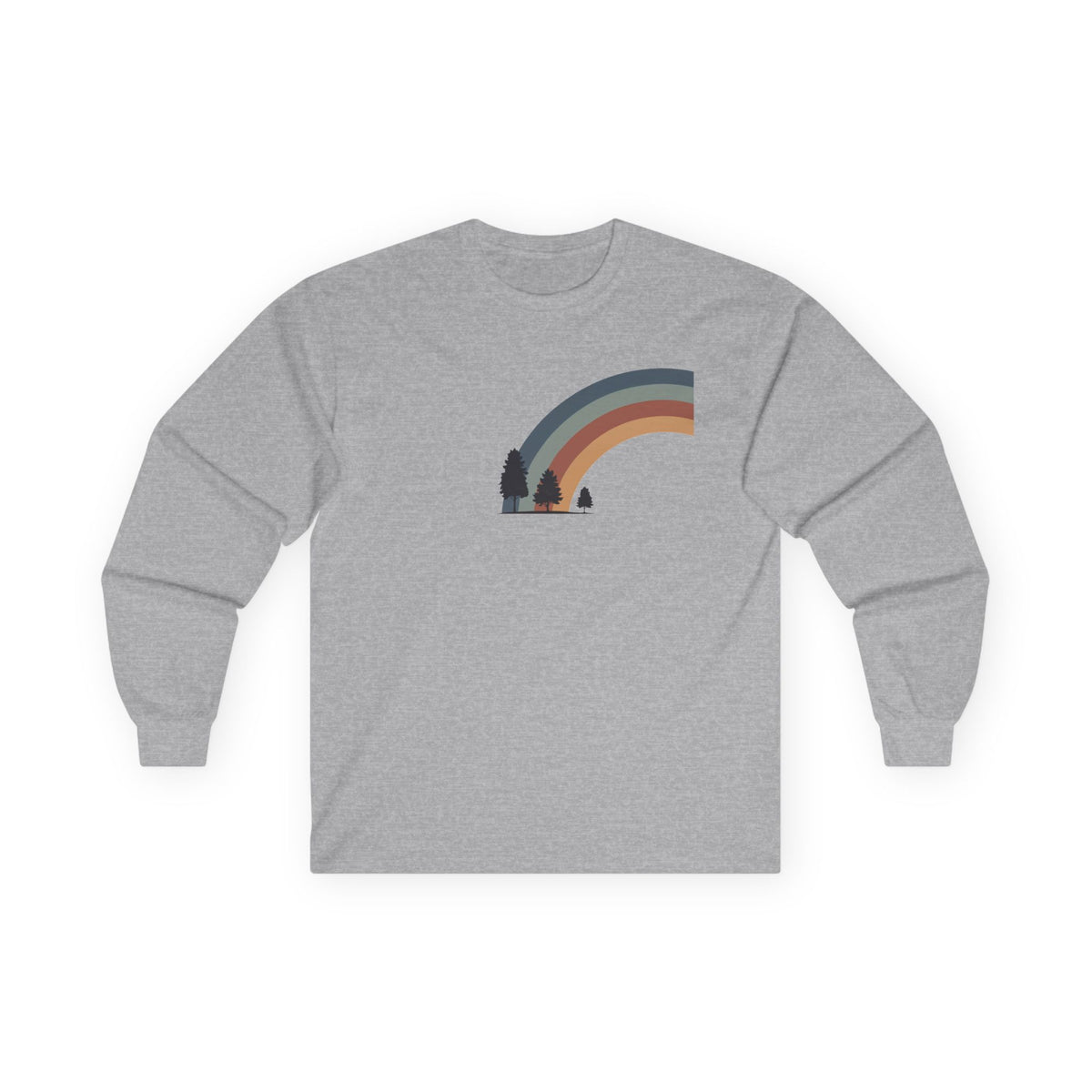 Sport Grey | Horizon Arch Long Sleeve, front view