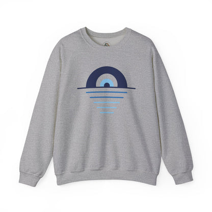 Sport Grey | Evil Eye Sweatshirt, front view