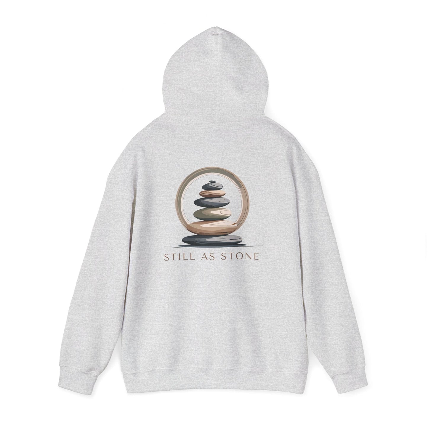 Ash | Still as Stone Hoodie, back view 2
