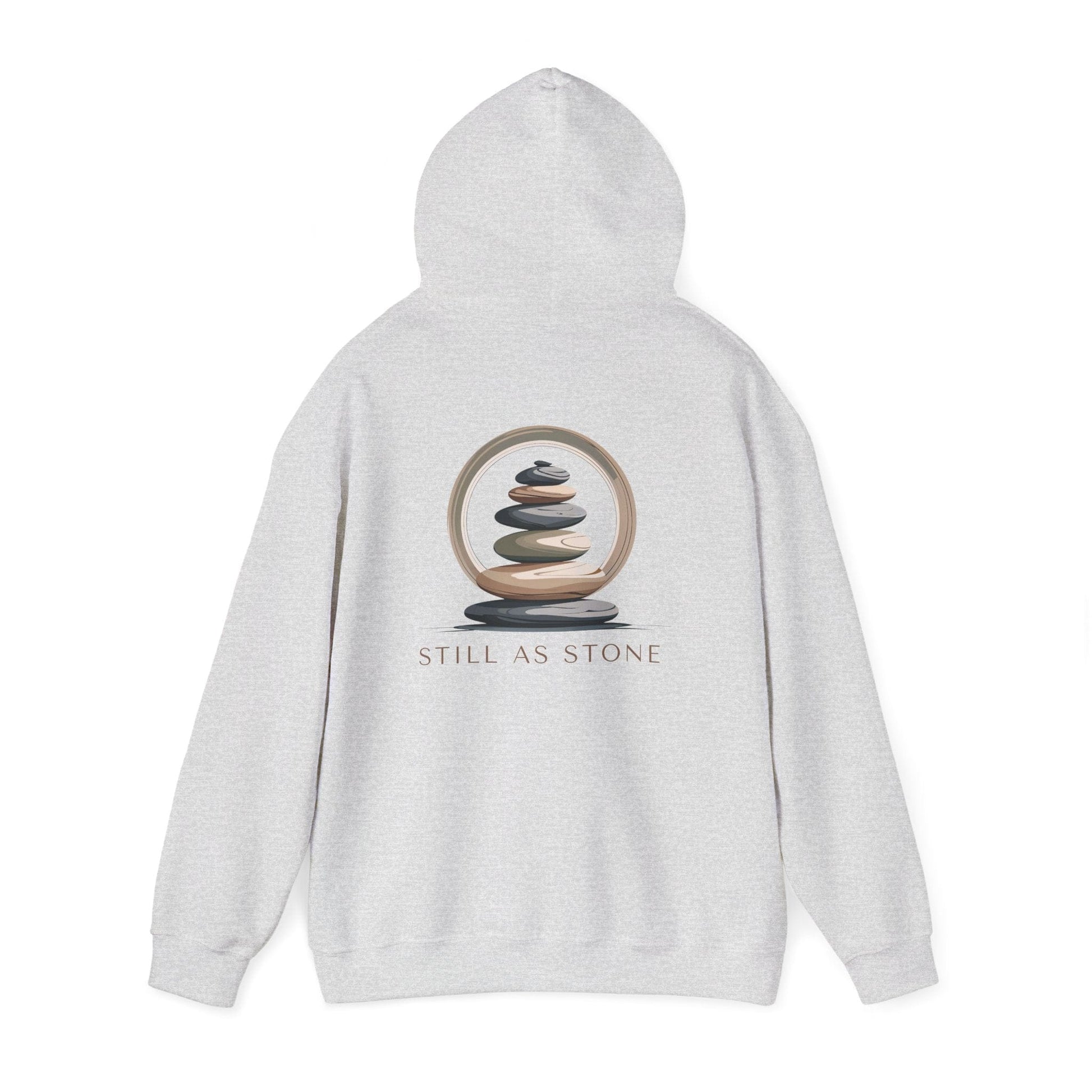 Ash | Still as Stone Hoodie, back view 2
