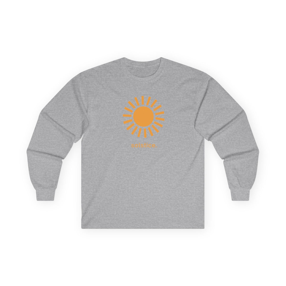 Sport Grey | Solstice Long Sleeve Tee, front view