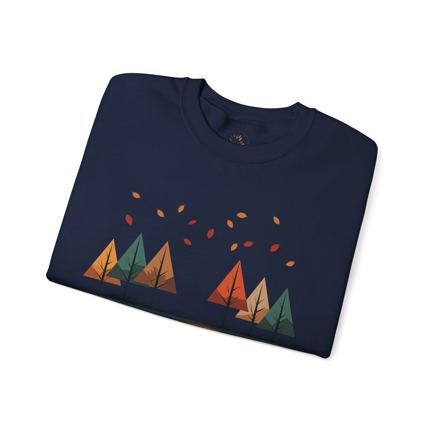 Navy | Horizon Fall Sweatshirt, folded view