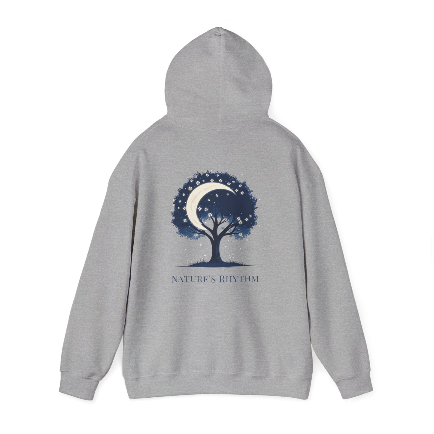 Sport Grey | Nature`s Rhythm Hoodie, back view 2
