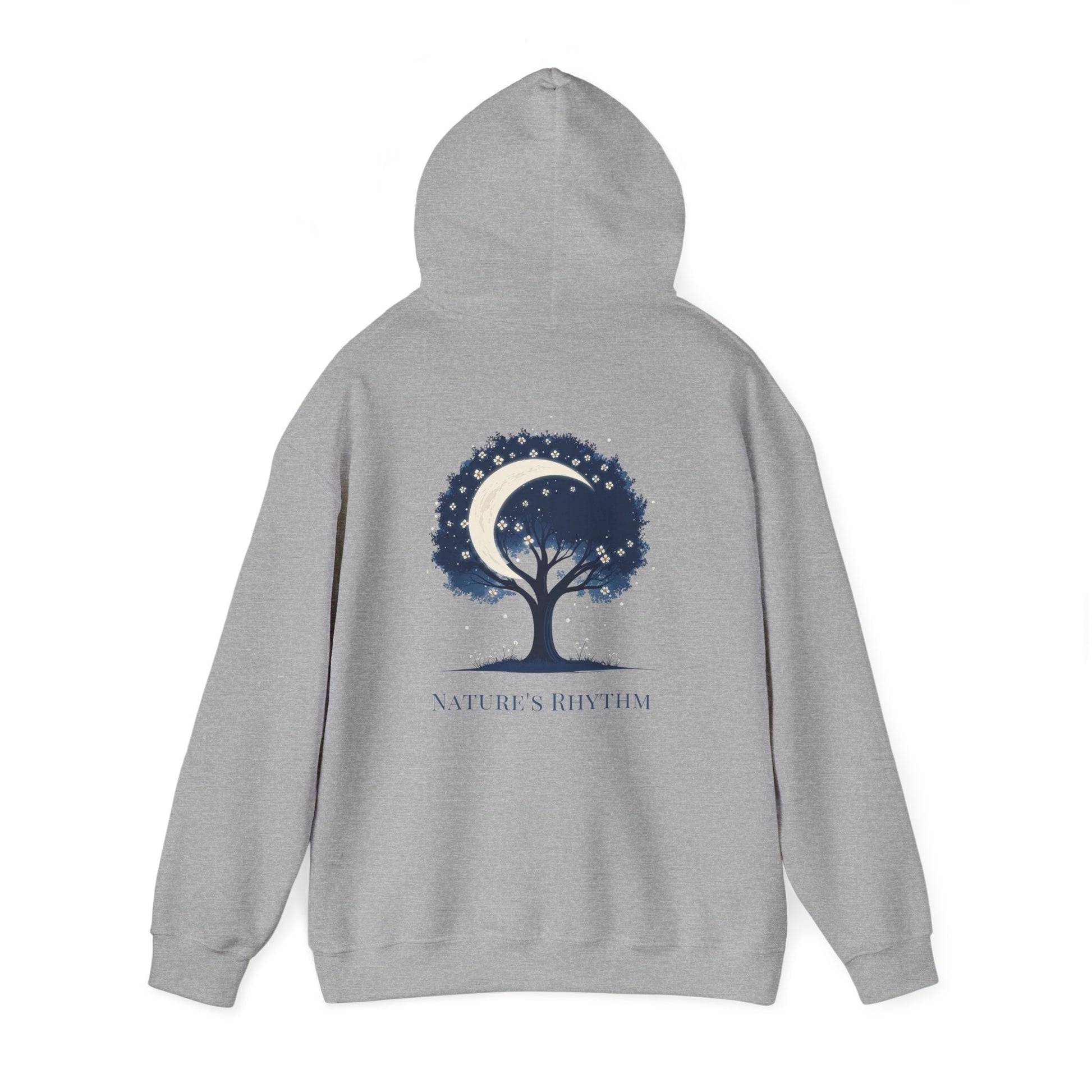 Sport Grey | Nature`s Rhythm Hoodie, back view 2