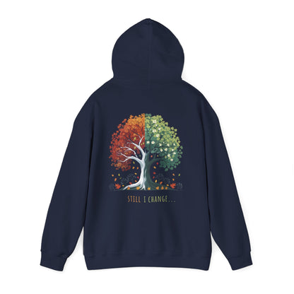 Navy | Still I Change Hoodie, back view 2