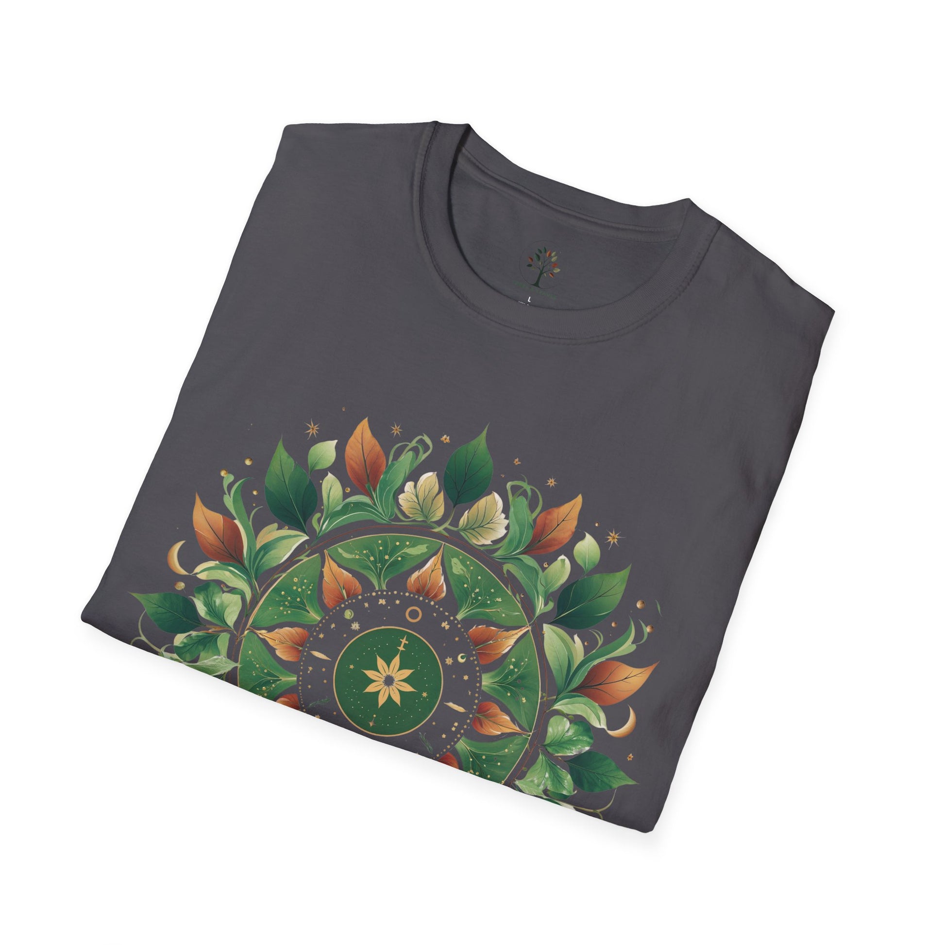 Charcoal | Grounded in Green, folded view