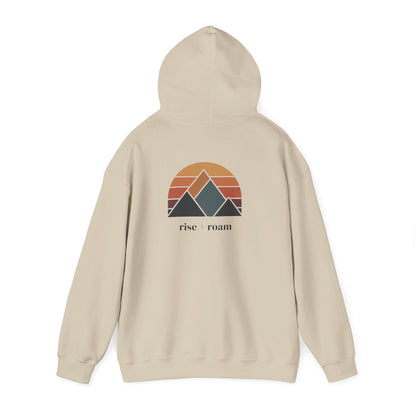 Sand | Rise +Roam Hoodie, back view 2