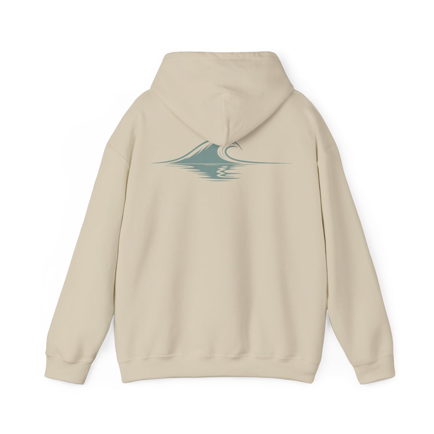 Sand | Drifted Hoodie, back design view