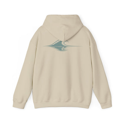 Sand | Drifted Hoodie, back design view