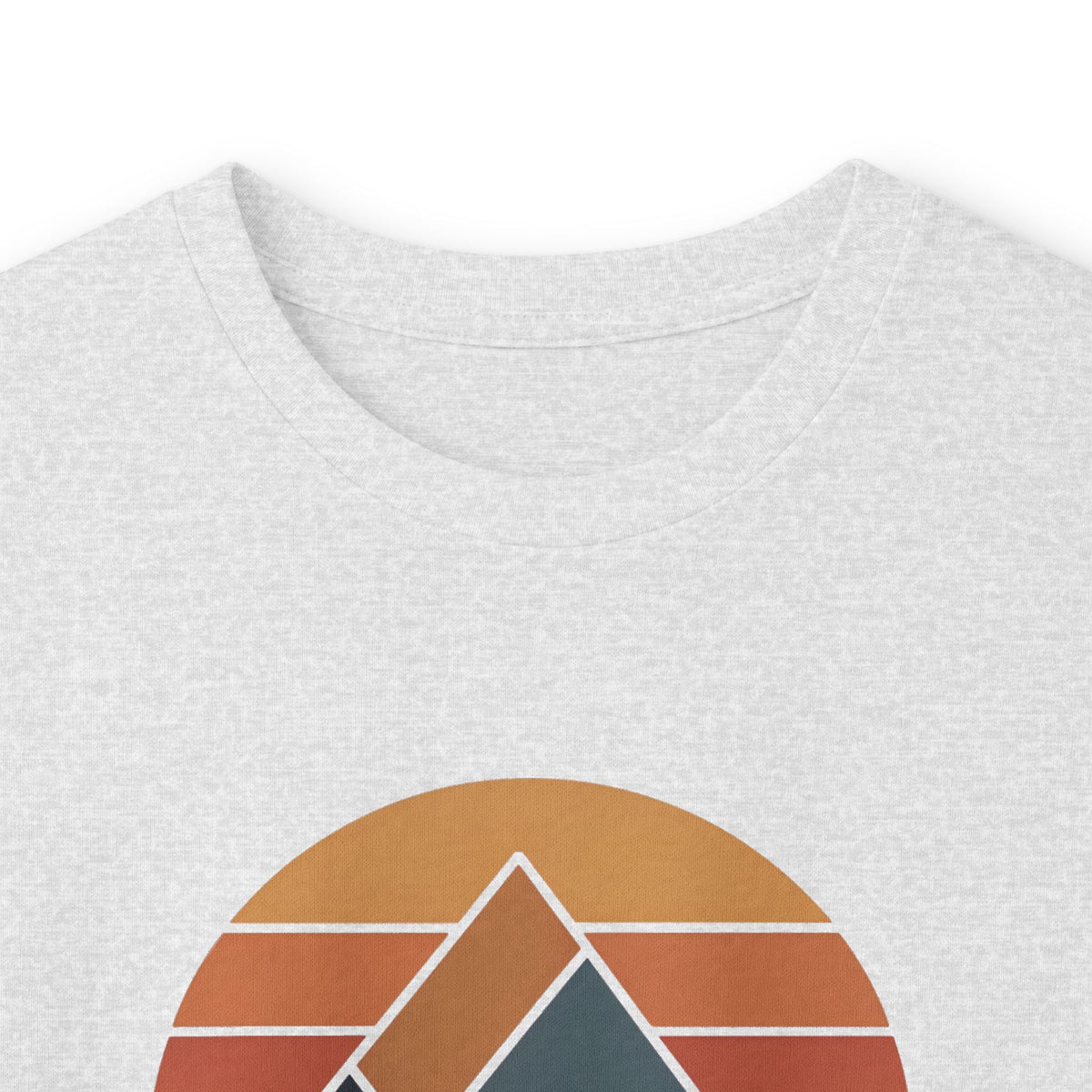 Ash | Rise + Roam Long Sleeve Tee, folded view
