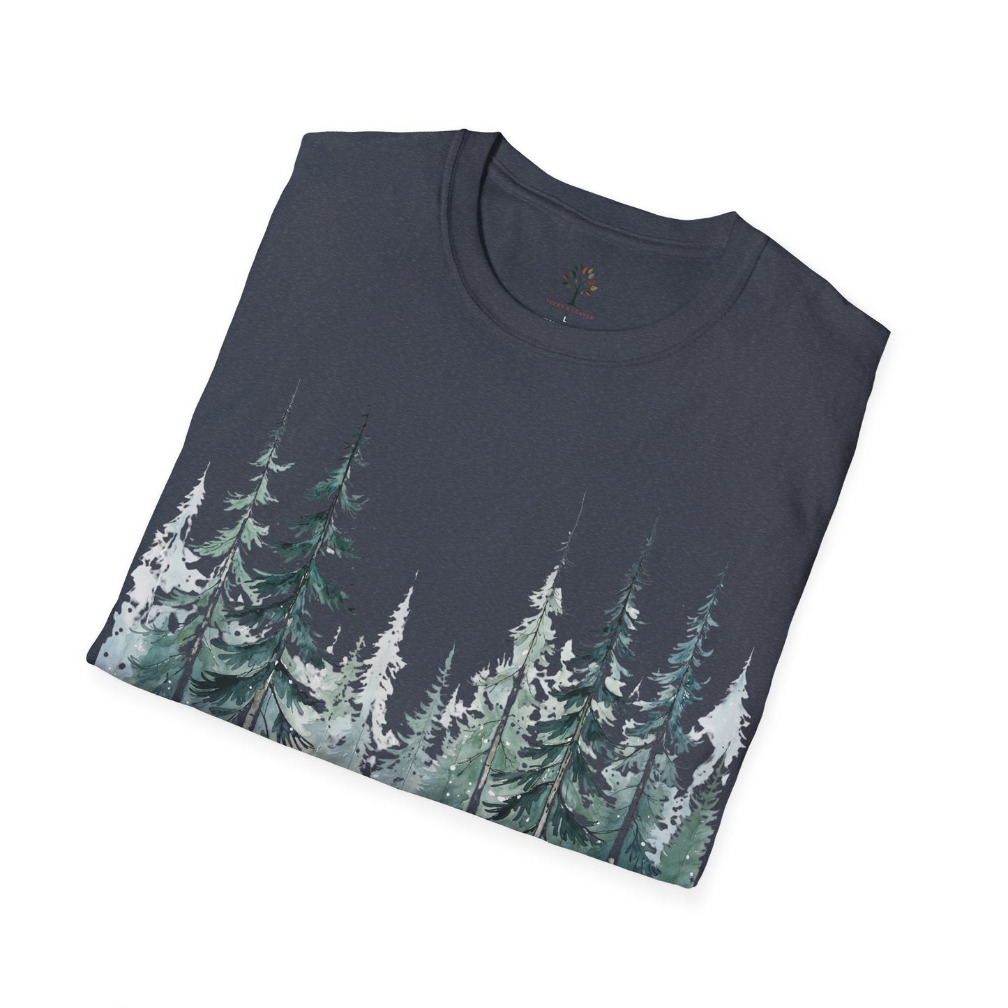 Heather Navy | Still as the Pines, folded view