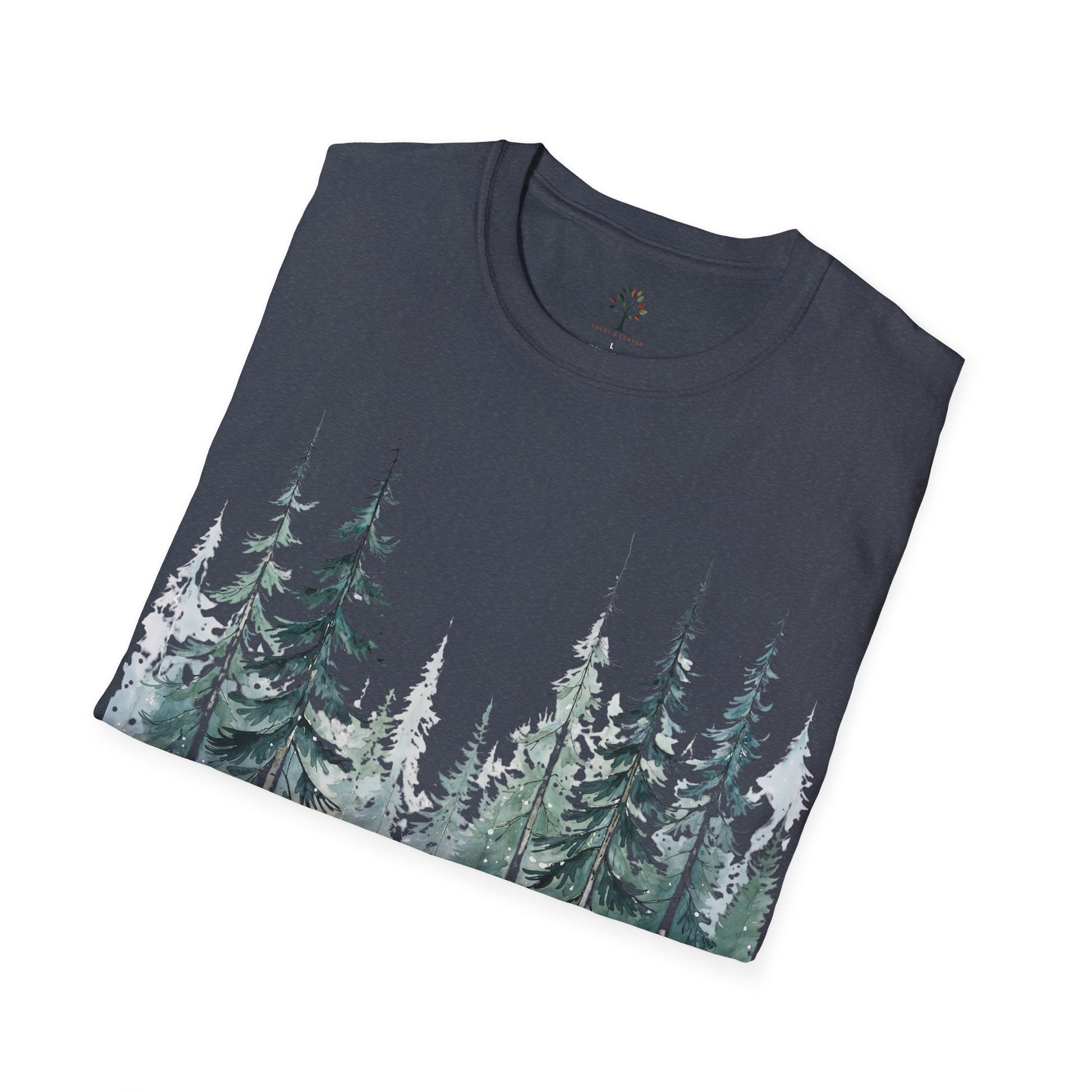 Heather Navy | Still as the Pines, folded view
