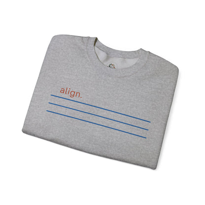 Sport Grey | Align Sweatshirt, folded view