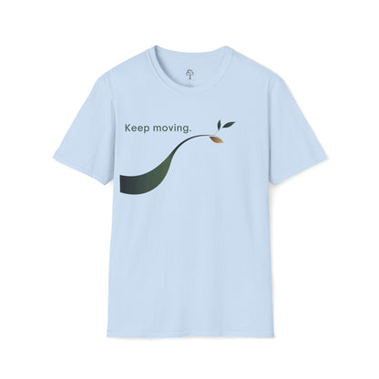 Light Blue | Keep Moving, front view