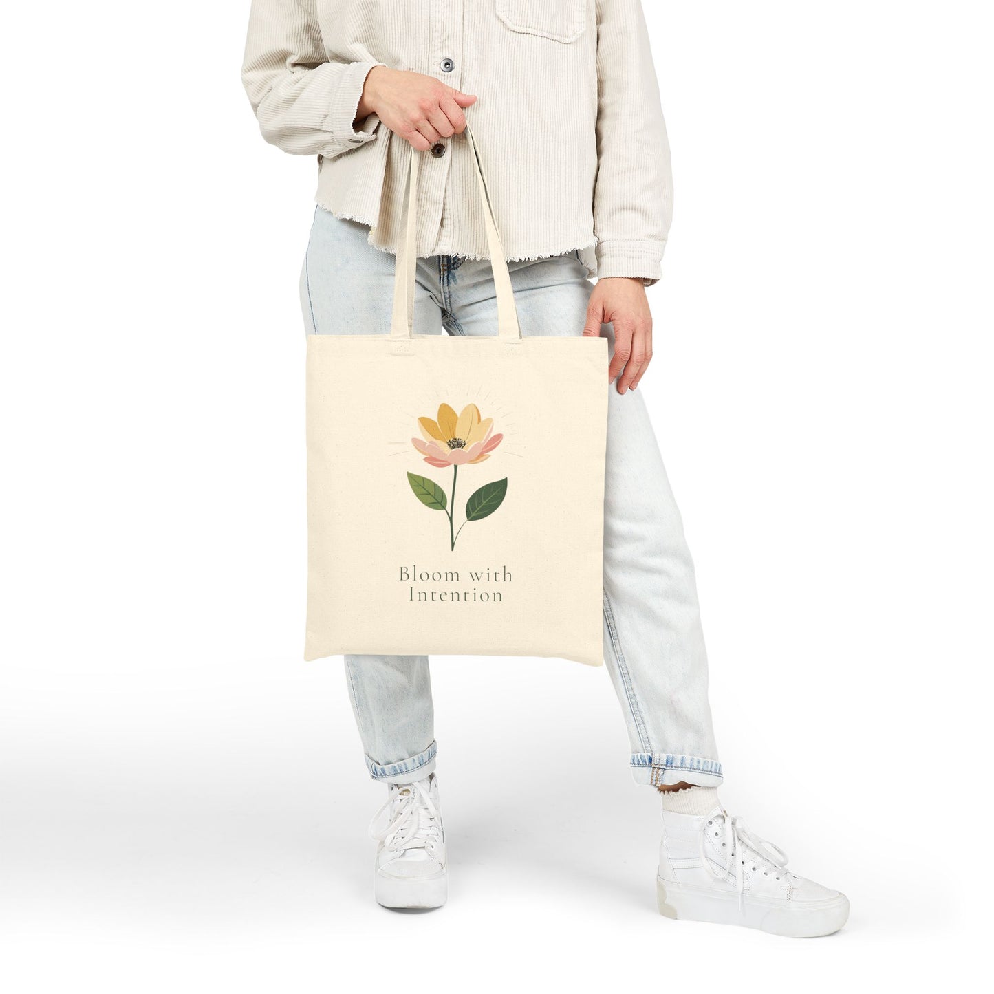 Bloom with intention Tote Bag