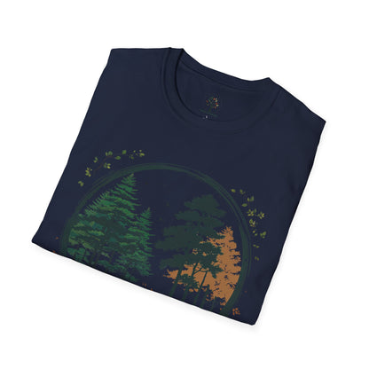 Navy | Beneath the Stilll Canopy, folded view