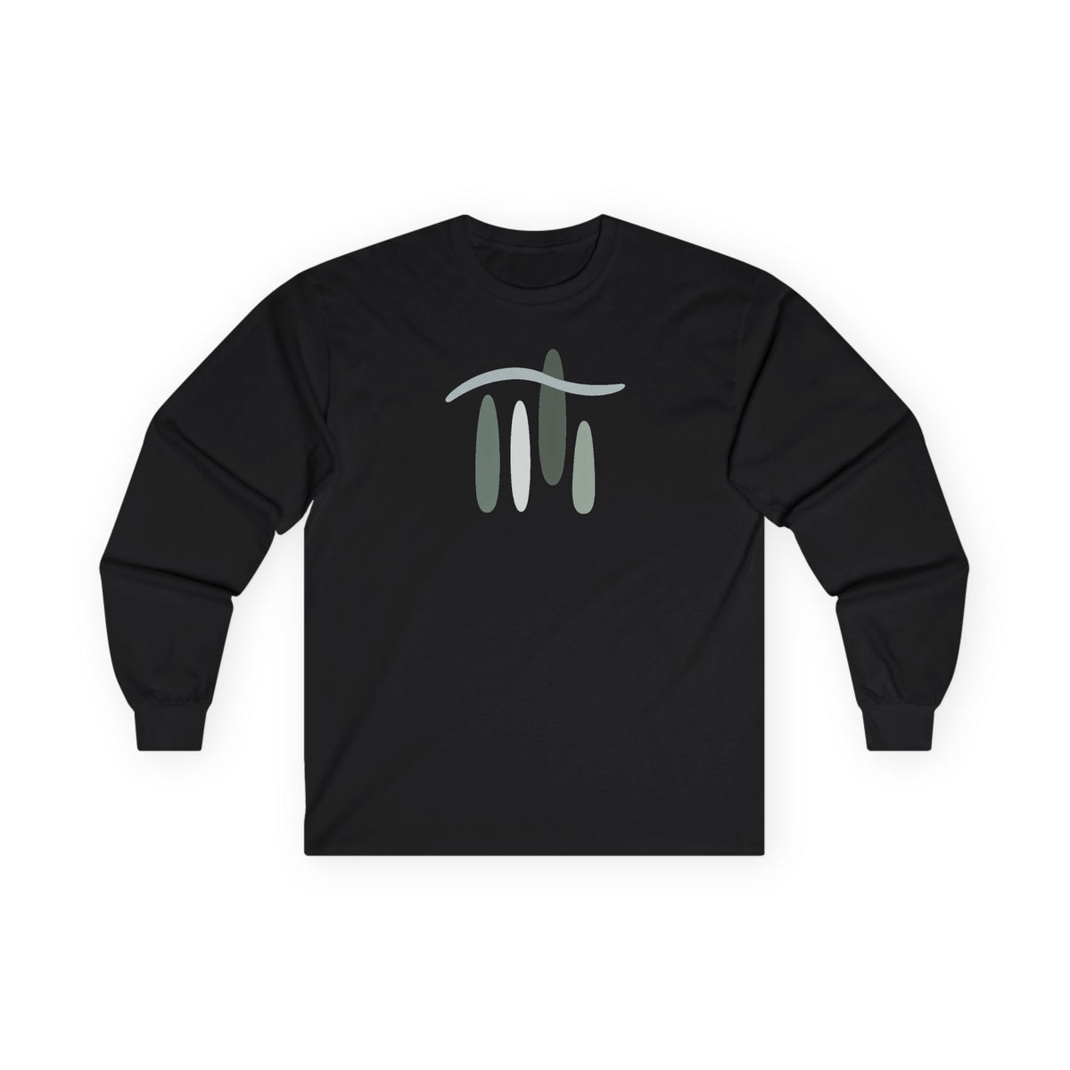 Black | Forest Breath Long Sleeve Tee, front view