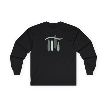 Black | Forest Breath Long Sleeve Tee, front view