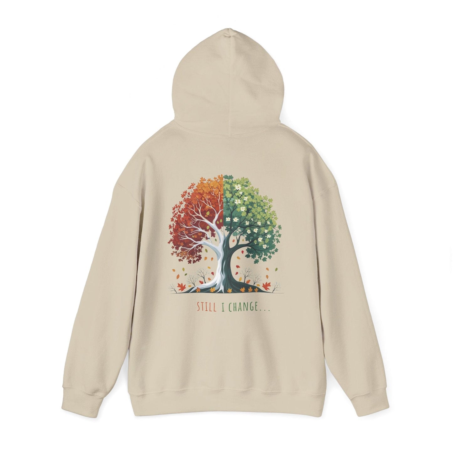 Sand | Still I Change Hoodie, back view 2