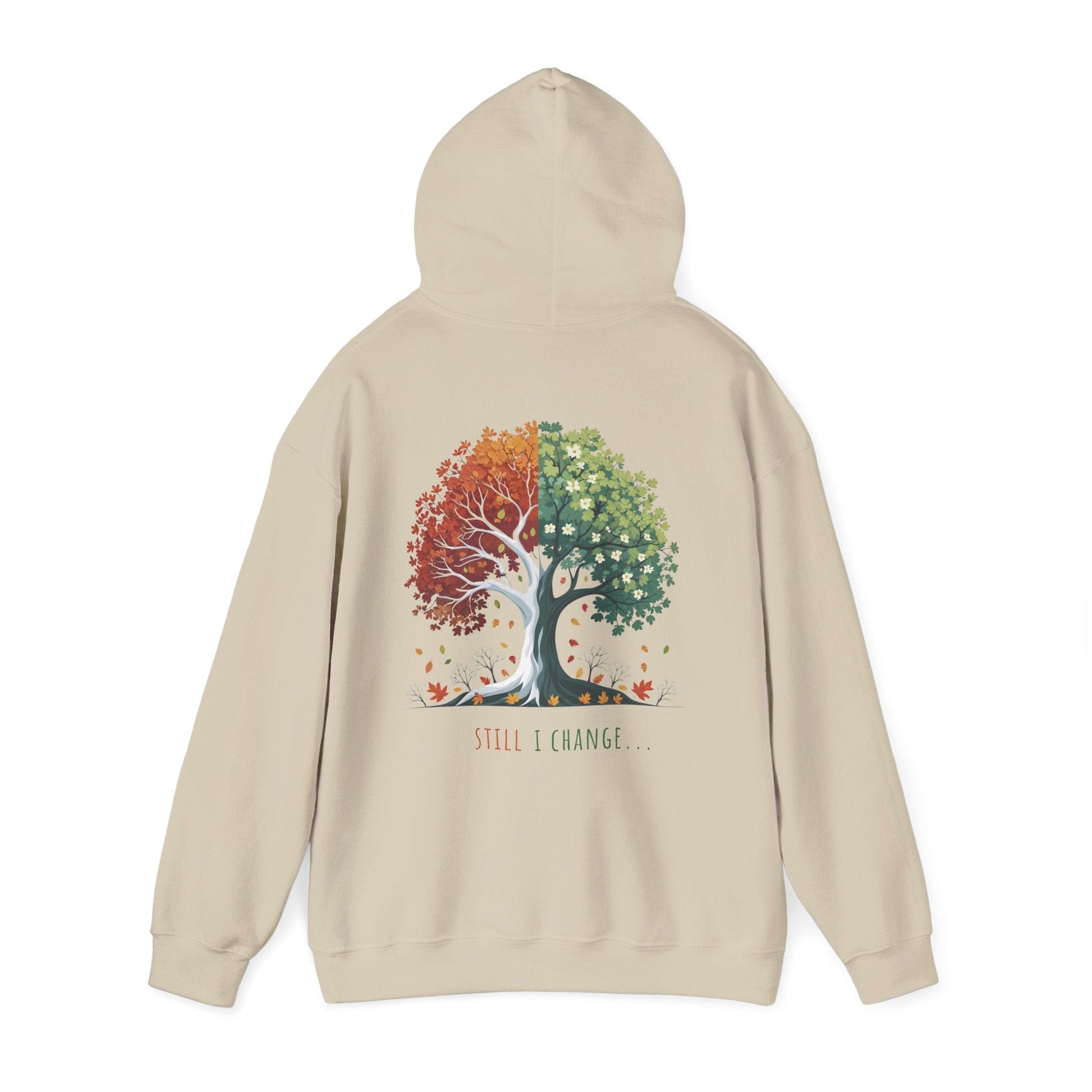 Sand | Still I Change Hoodie, back view 2