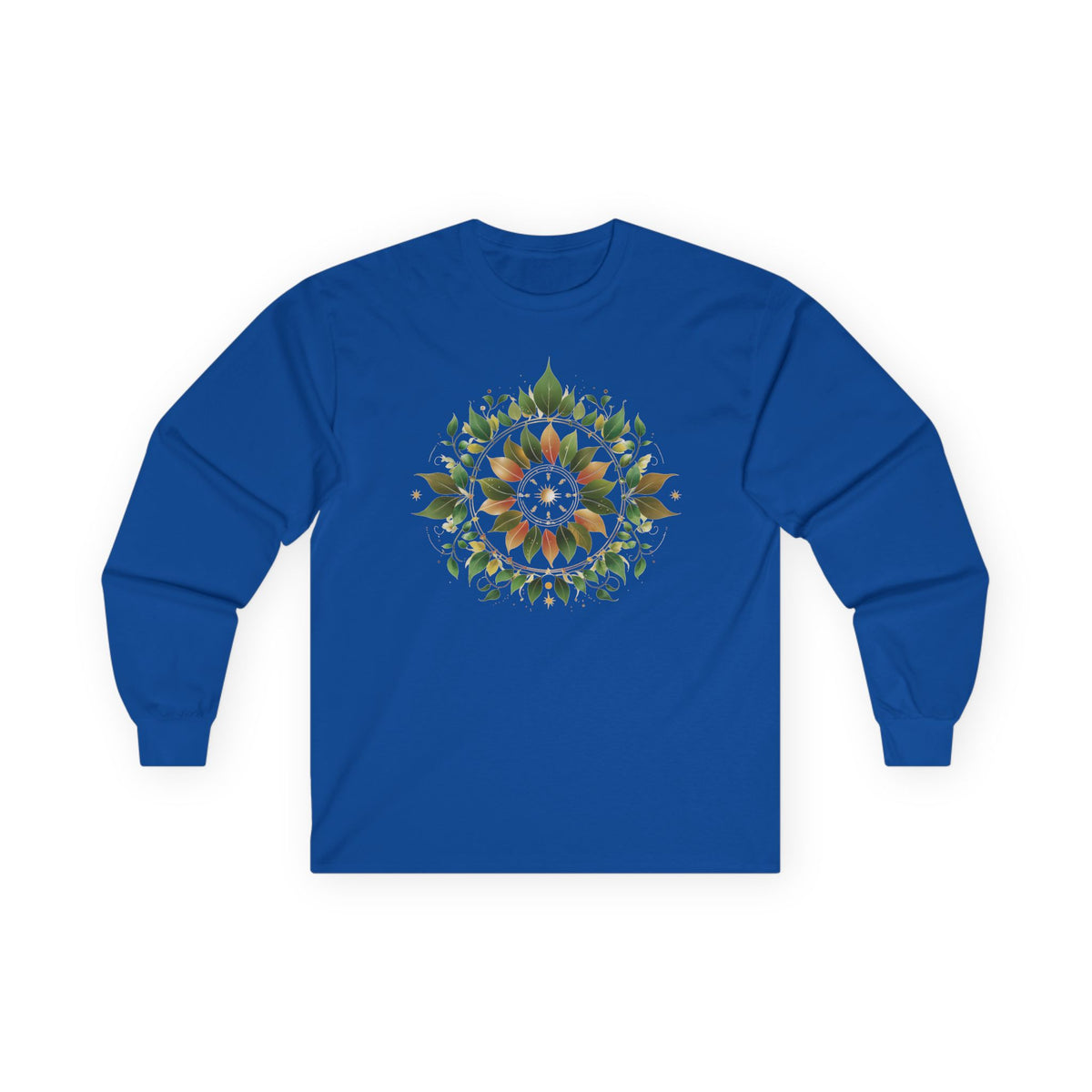 Royal | Eclipse Garden Long Sleeve Tee, front view