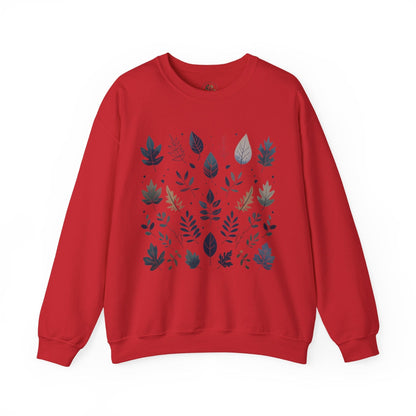 Red | Botanical Harmony Sweatshirt, front view