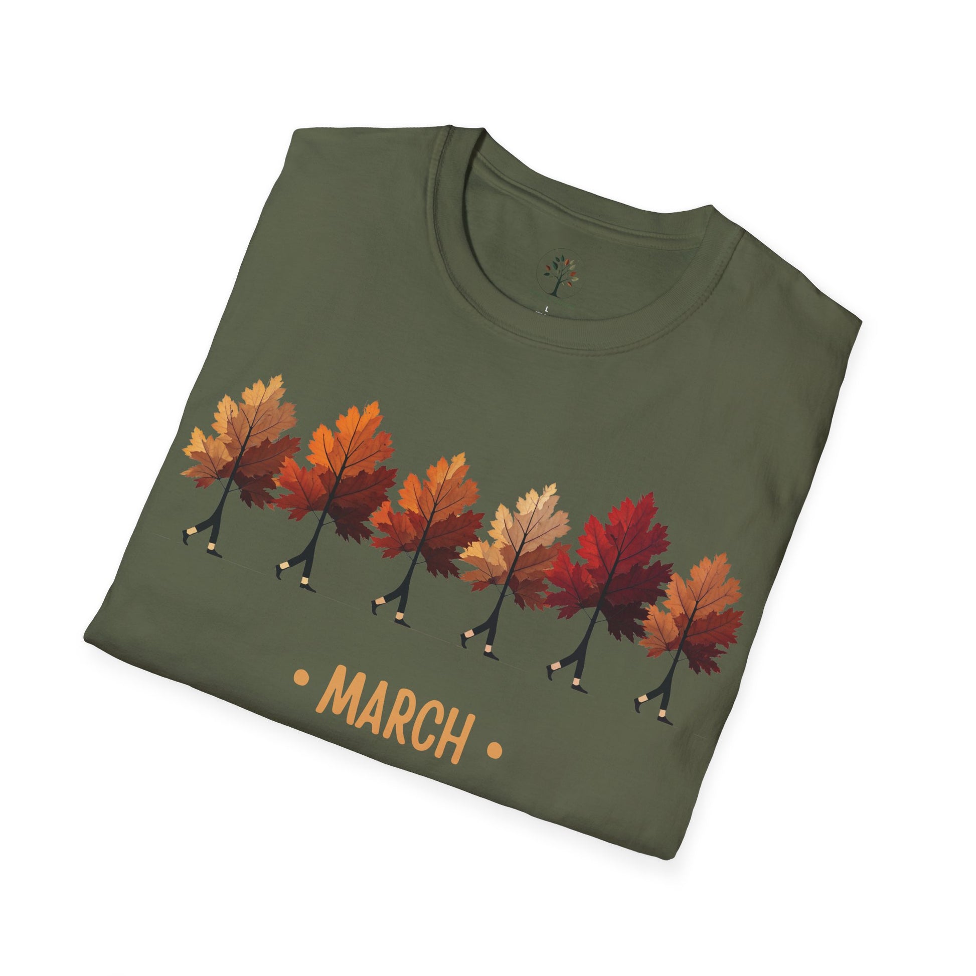 Military Green | March with the Maples, folded view