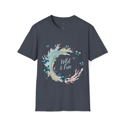 Heather Navy | Wild & Free, front view