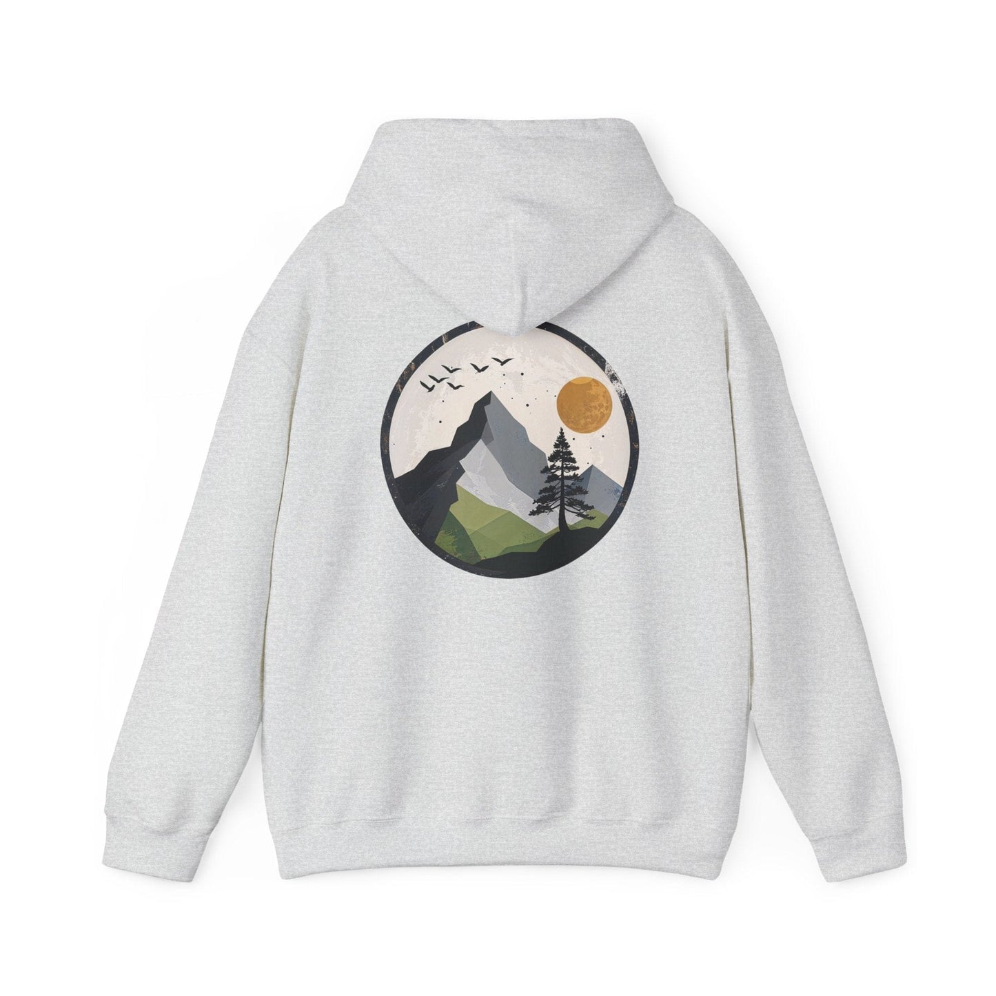 Sand | Whispering Heights Hoodie, back design view