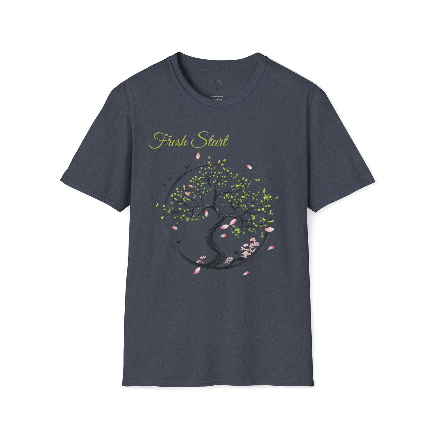 Heather Navy | Fresh Start, front view