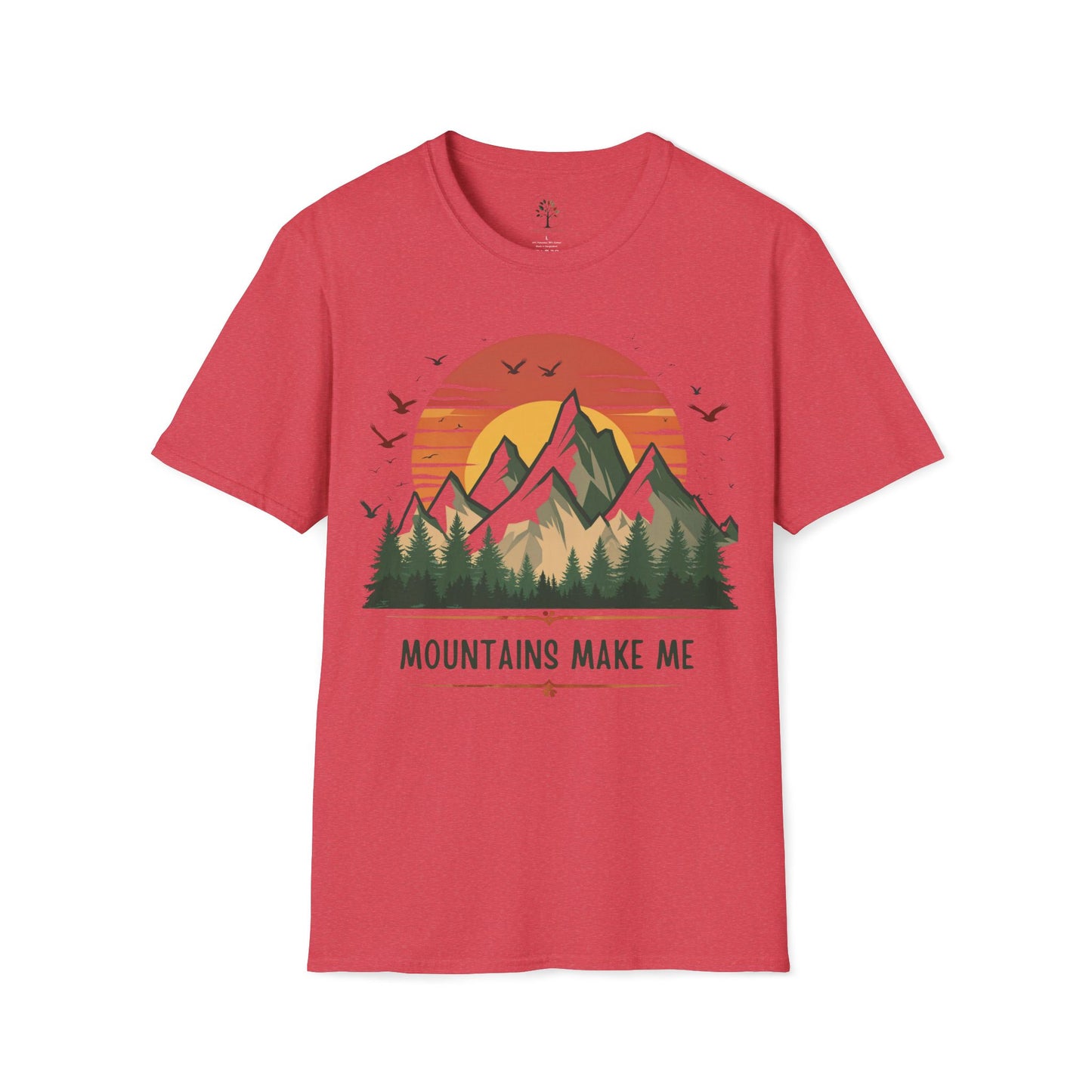 Heather Red | Mountains Make Me, front view