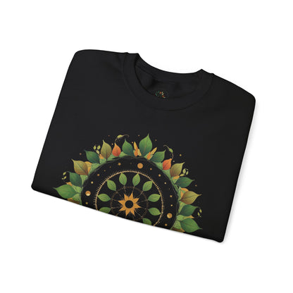 Black | Celestial Growth Sweatshirt, folded view