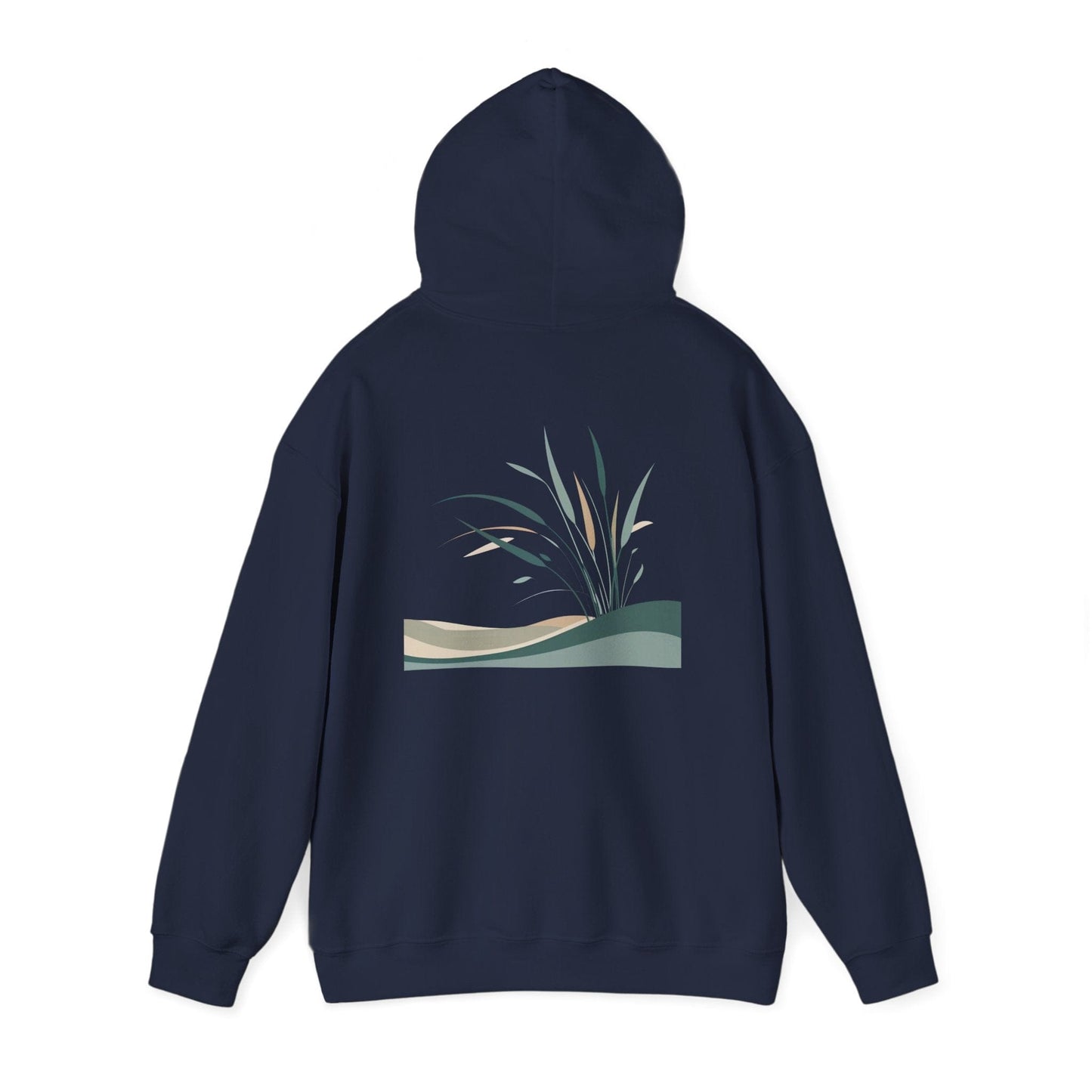 Navy | Whispers in the Breeze Hoodie, back view 2