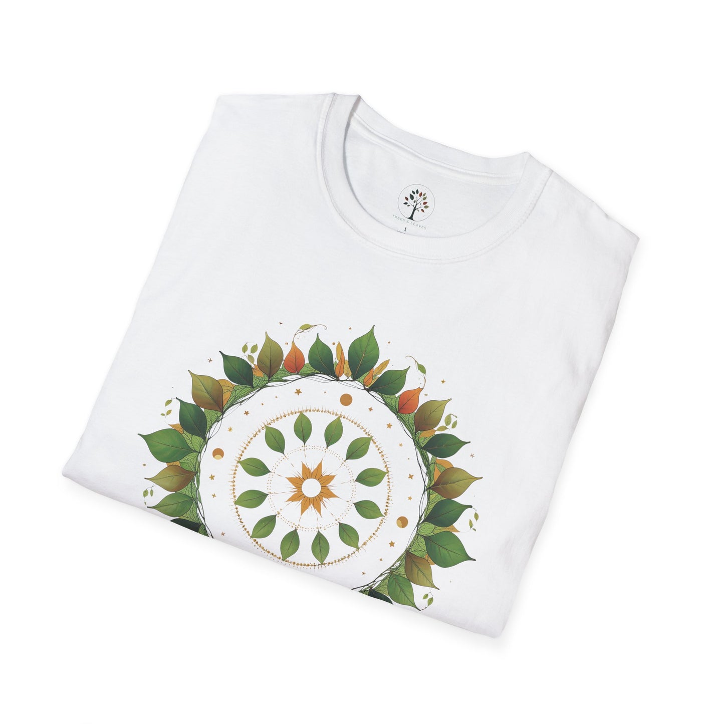 White | Celestial Growth, folded view