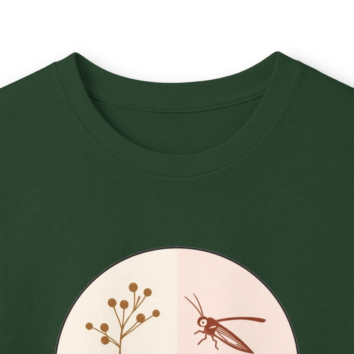Forest Green | Timeless Long Sleeve Tee, folded view