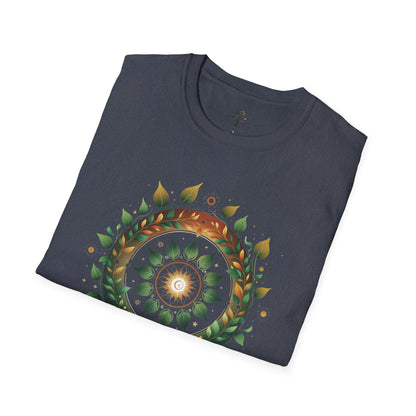 Heather Navy | Equinox Bloom, folded view