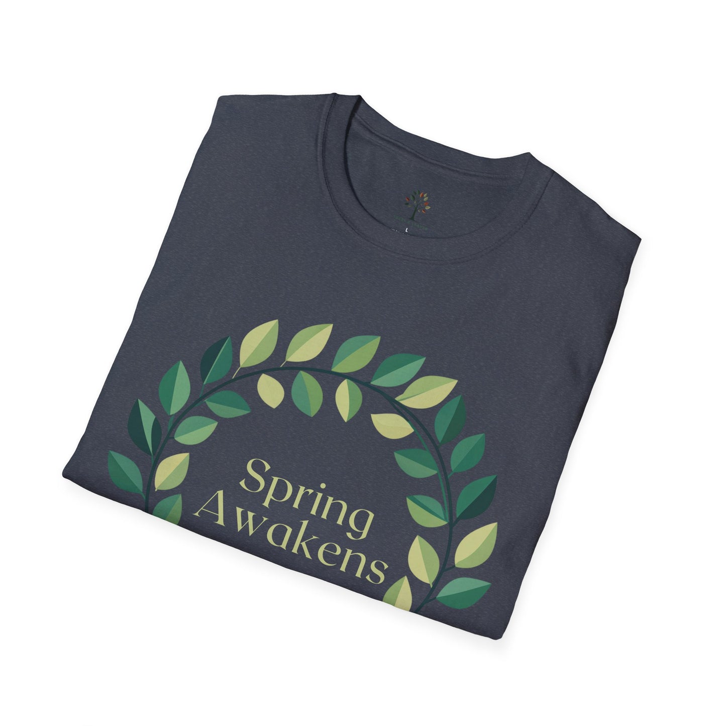 Heather Navy | Spring Awakens, folded view