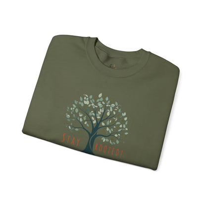 Military Green | Stay Rooted! Sweatshirt, folded view