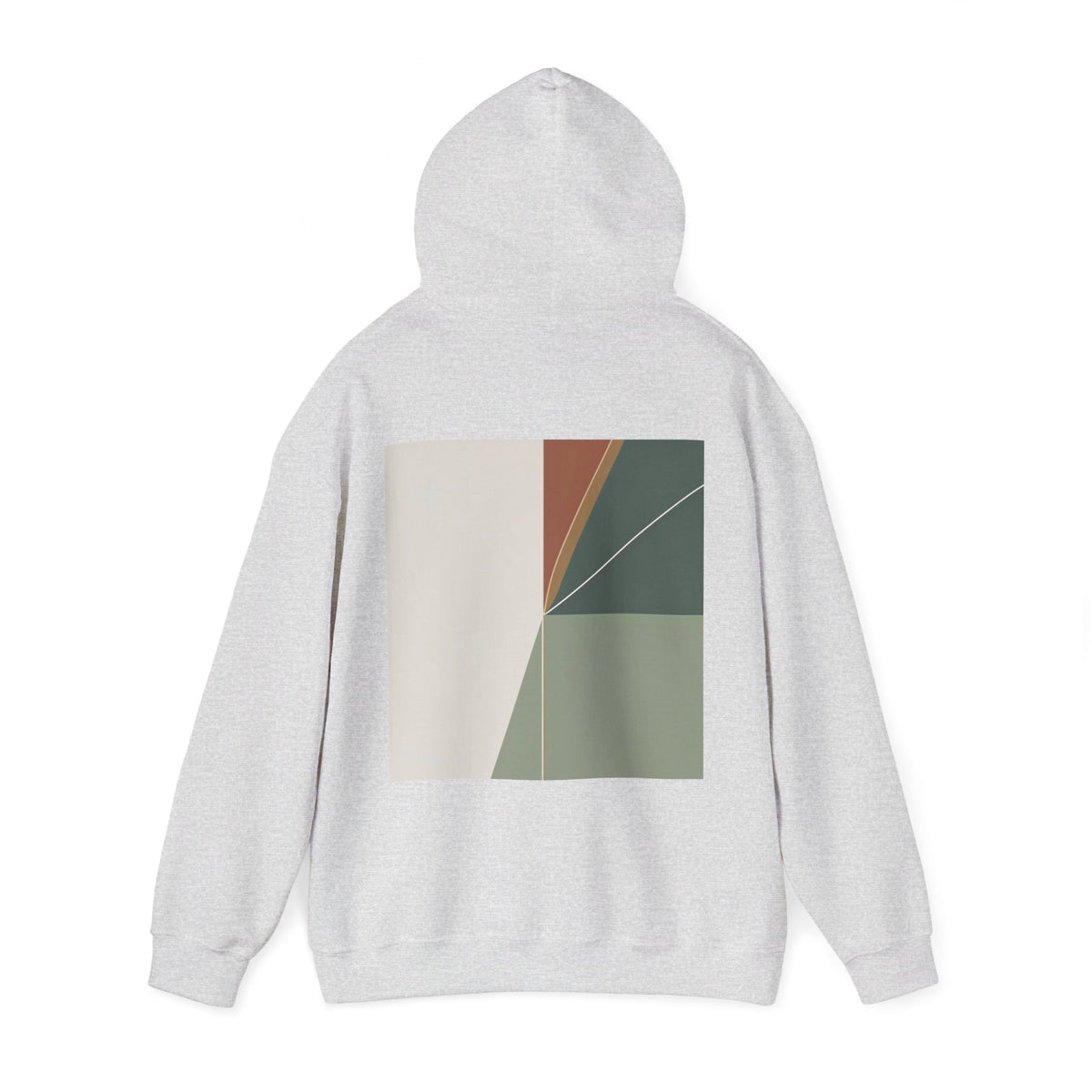 Ash | Divide Hoodie, back view 2