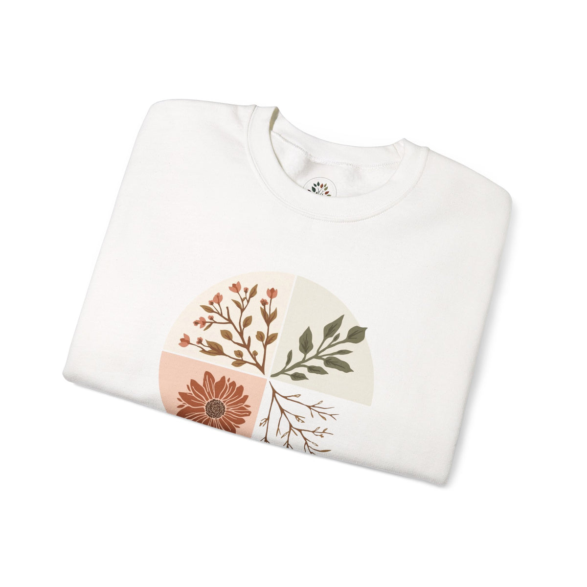 White | Turn Sweatshirt, folded view