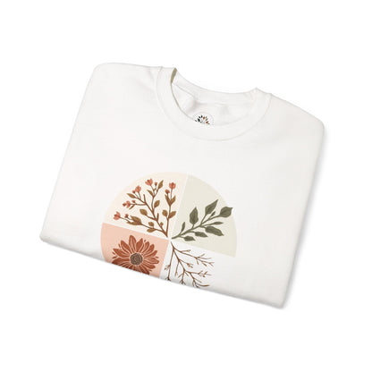 White | Turn Sweatshirt, folded view