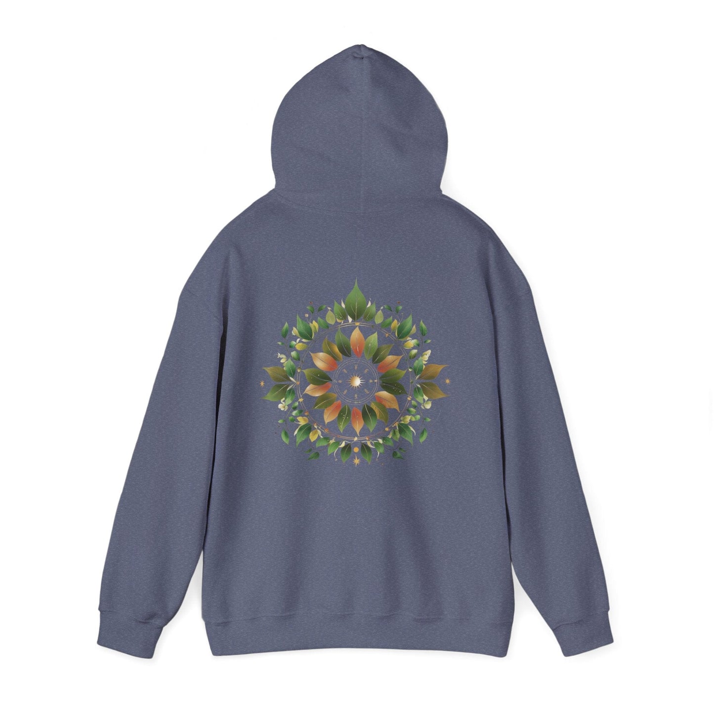 Heather Navy | Eclipse Garden Hoodie, back view 2