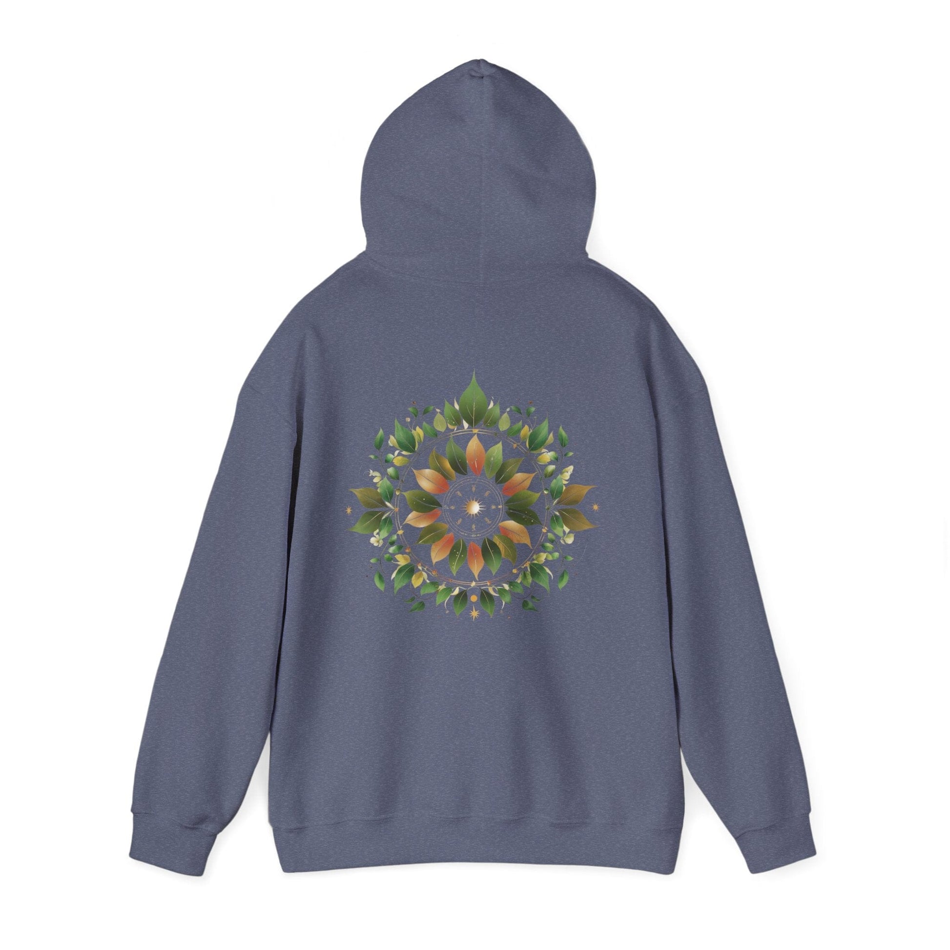 Heather Navy | Eclipse Garden Hoodie, back view 2