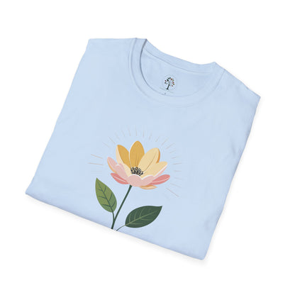 Light Blue | Bloom with Intention, folded view